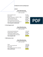  Cost Accounting 