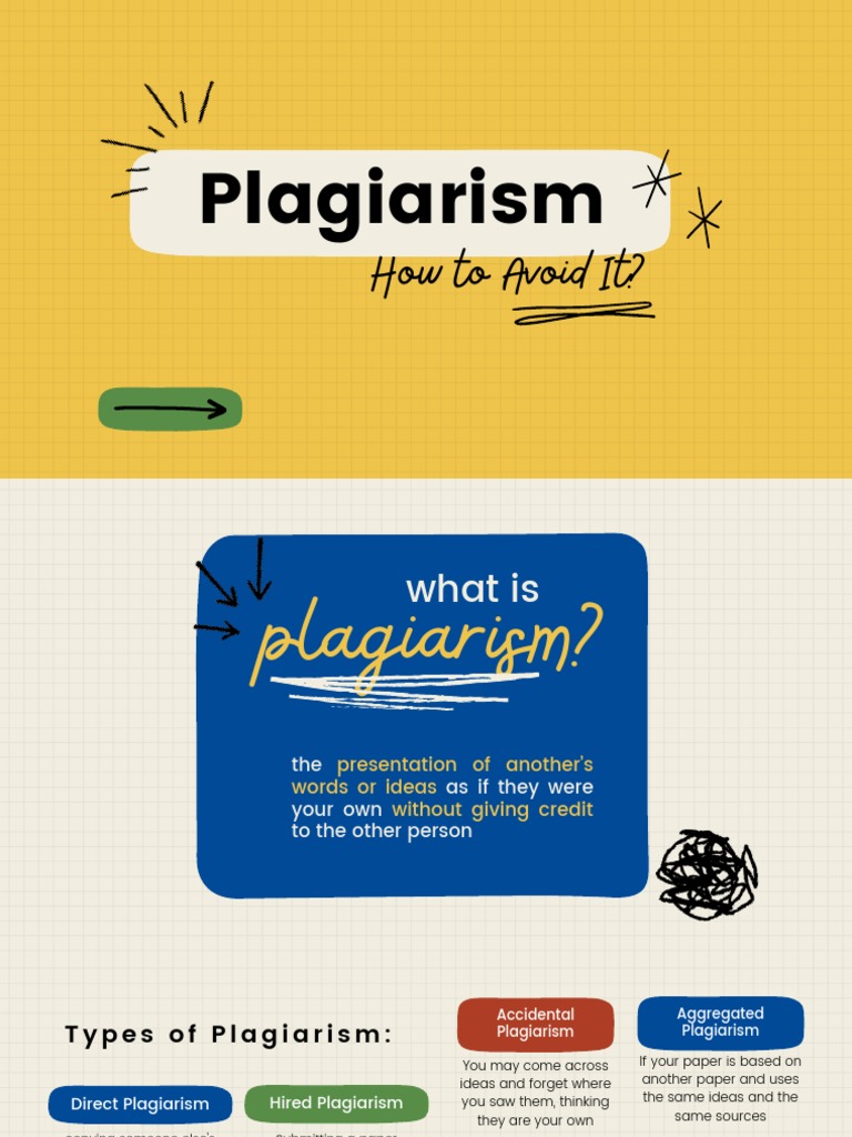 Understanding and Avoiding Plagiarism | PDF | Plagiarism | Communication