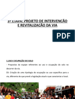 Revitalização de via pública: projeto de intervenção