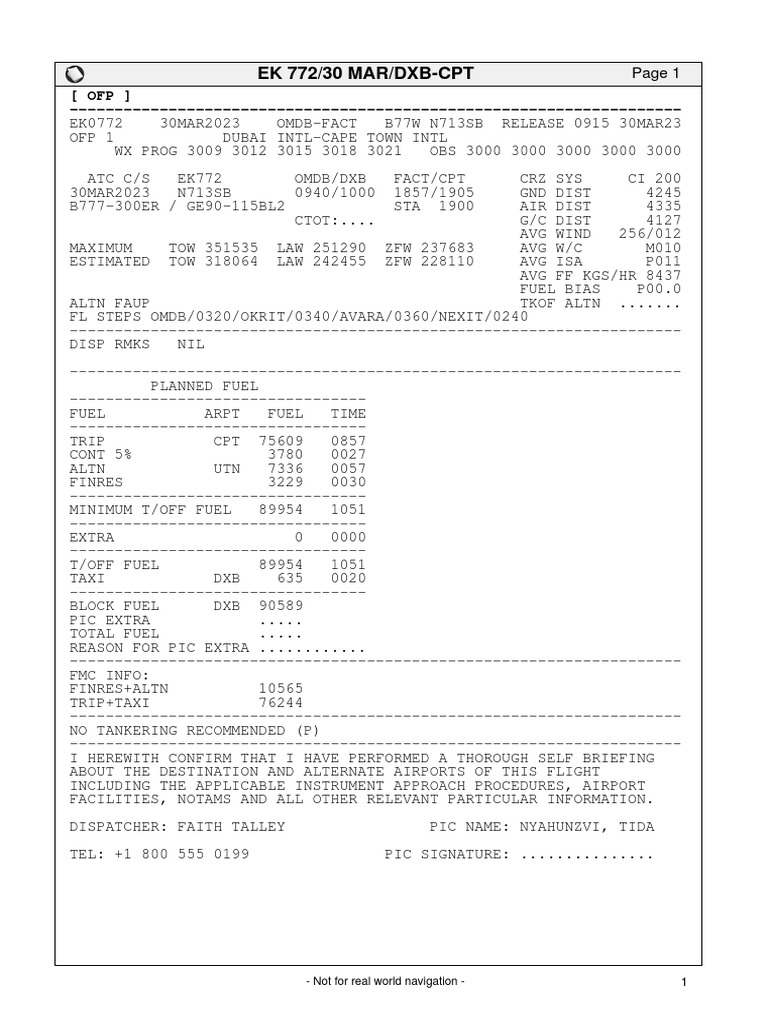 flight-plan-and-dispatch-release-for-ek772-operating-from-dubai-to-cape