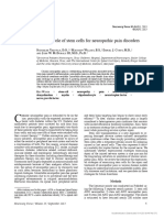 Potential Role of Stem Cells For Neuropathic Pain Disorders