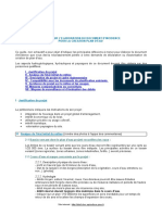 Guide Pour L'Elaboration Du Document D'Incidence Pour La Creation Plan D'Eau
