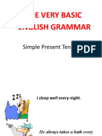 The Very Basic English Grammar: Simple Present Tense