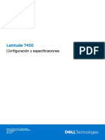 Latitude 7430: Configuración y Especificaciones