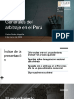Aspectos Generales del arbitraje en el Perú (1)