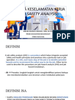 Analisa Keselamatan Kerja (Job Safety Analysis)