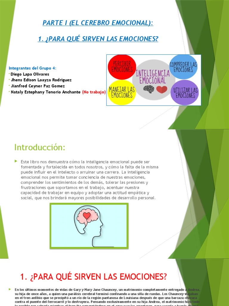 Inteligencia Emocional | PDF | Las emociones | Temor
