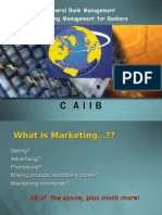C Aiib: General Bank Management Marketing Management For Bankers Module D