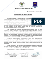 O Lugar Do 31 de Março de 1964: Comissão Interclubes Militares