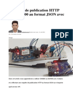 Demande de Publication HTTP SIM900/800 Au Format JSON Avec Arduino