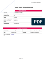 GD Grado Seguridad Privada Director de Seguridad Privada