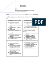 Evaluación Leyendas 5° Basico