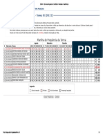 Planilha de Frequência Da Turma: Dzo0118 - Melhoramento Animal - T: 01 (2017.2)