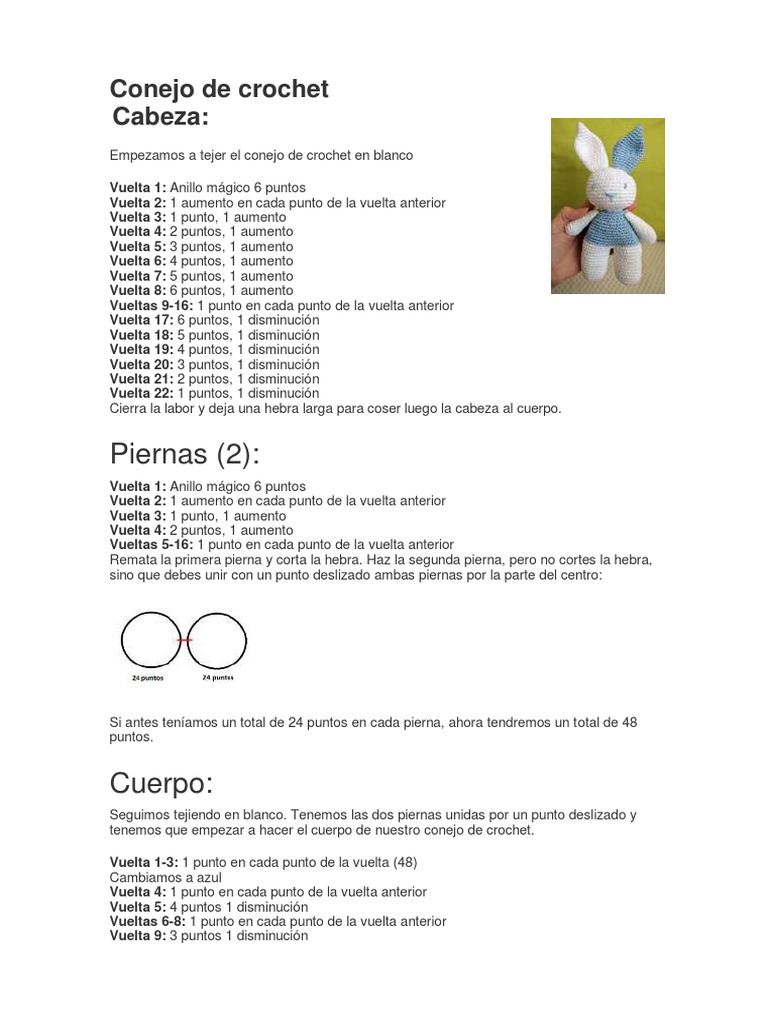 Conejo de Crochet PDF