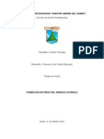 Formación Histórica Del Derecho Canónico