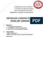 Detailed Lesson Plan in English (Grade 8) : I. Objectives