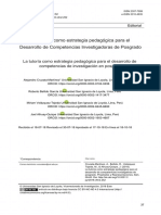 La Tutoría Como Estrategia Pedagógica para El Desarrollo de