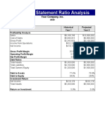Financial Statement Ratio Analysis: Your Company, Inc