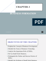 Business Formation Chapter Summary