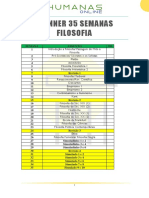 Planner Filosofia - 35 Semanas