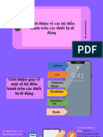 Giới thiệu về các hệ điều hành trên các thiết bị di động: Symbian
