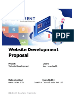 Website Development Proposal: Project: Client