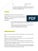 Activity 4 Process Performance Task and Rubric