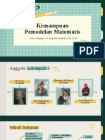 Kemampuan Pemodelan Matematis: Dosen Pengampu: Dr. Mega Nur Prabawati, S.PD., M.PD