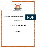 Grade 12-Study Guide - T2