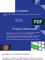 Pearson's Correlation