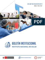 Boletín Institucional: Instituto Nacional de Salud