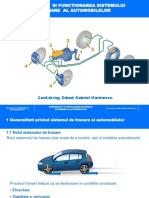 Conf - Dr.ing. Dănuţ Gabriel Marinescu: Constructia Si Functionarea Sistemului de Franare Al Automobilelor