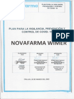 Plan para la vigilancia, prevención y control de COVID-19  novafarma