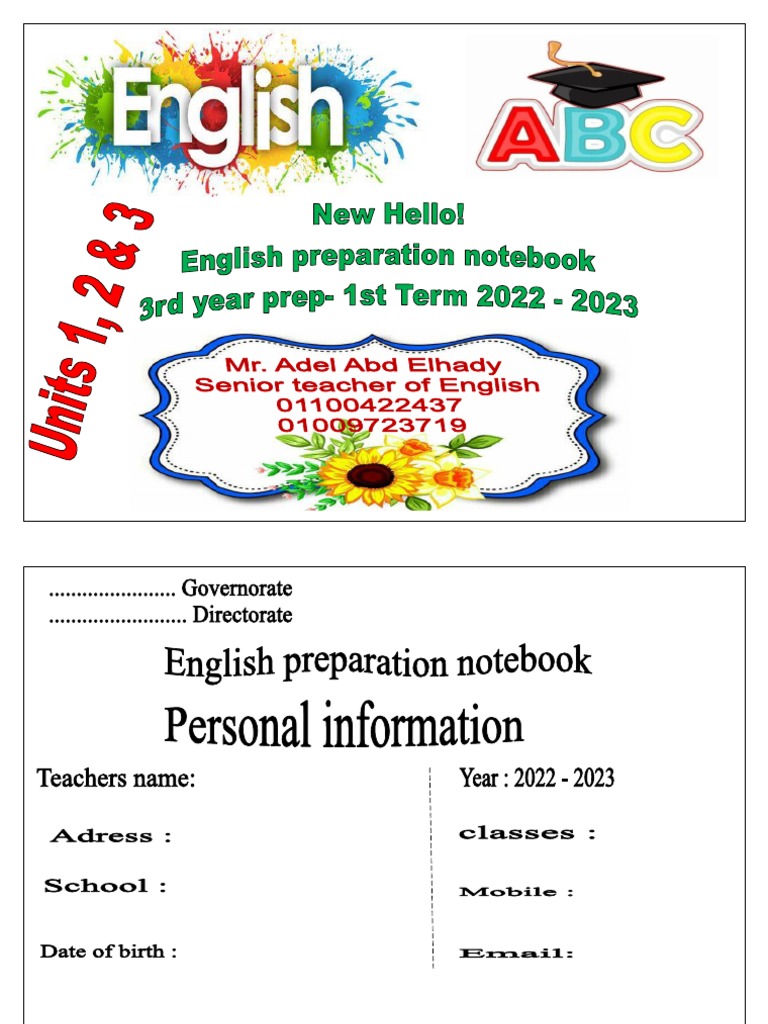 New Hello Prep 3 Curriculum Guide | PDF | Teachers | Linguistics