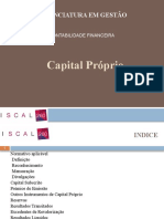 Capital Próprio: Licenciatura em Gestâo