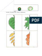 Percepção Visual - Simetria - Espelhamento Folhas