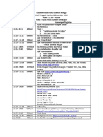 Contoh Rundown Acara Natal Sekolah Minggu