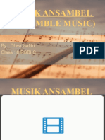 Musik Ansambel (Ensemble Music) : By: Dhea Safitri Class: 8 RSBI C