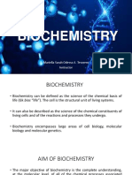 Biochemistry: Mariella Sarah Odessa A. Tesorero Instructor