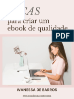 Para Criar Um Ebook de Qualidade: Dicas