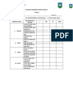 Evaluaciones Educación Física Escuela N°5 San Gabriel