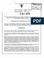 DECRETO 1807 DEL 07 DE OCTUBRE DE 2019