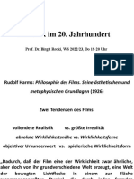 Ästhetik Im 20. Jahrhundert: Prof. Dr. Birgit Recki, WS 2022/23, Do 18-20 Uhr