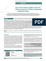 Ferrum Phosphoricum 3X and Ferrum Metallicum 3X in The Treatment of Iron Deficiency Anaemia in Children: Randomized Parallel Arm Study