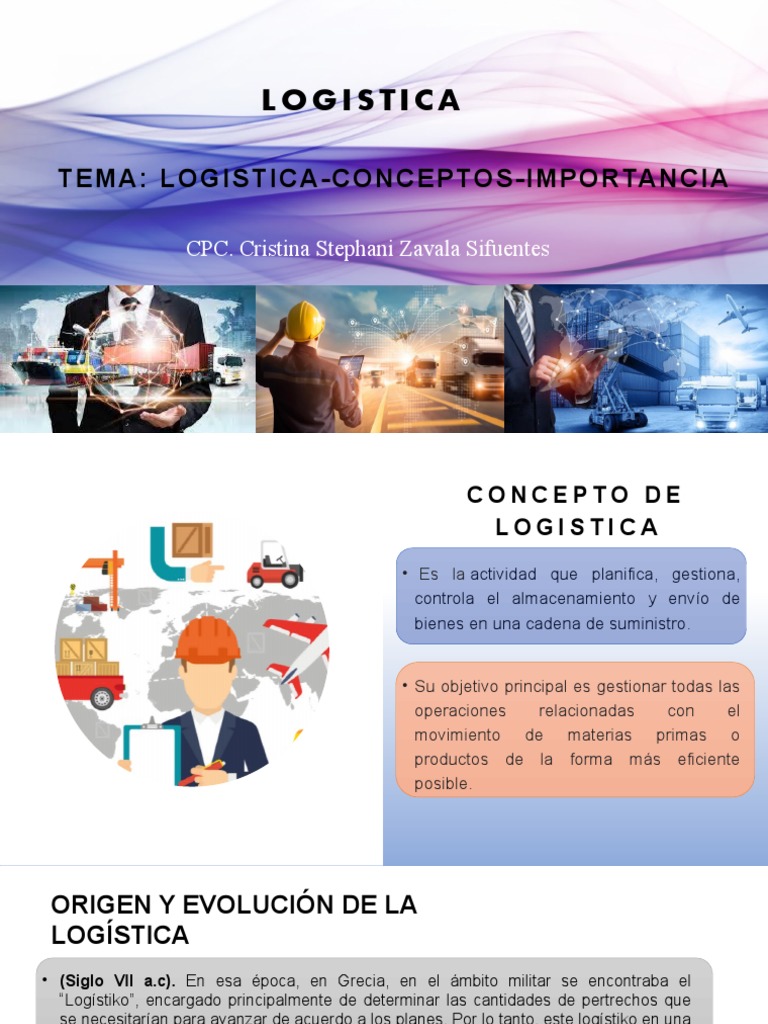 Clase 1 - Logística-Conceptos | PDF | Logística | Negocios económicos