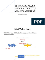 Nilai Waktu Masa Depan, Nilai Waktu Sekarang