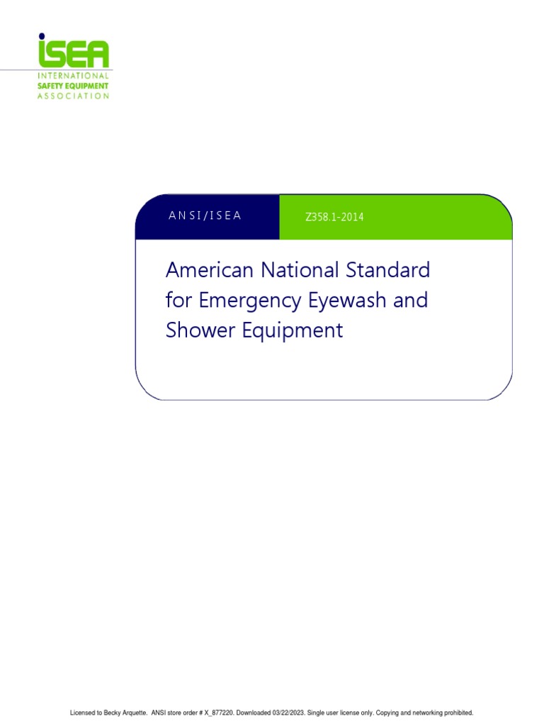 Ansi Z358.1 2014 Pdf Free