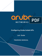 Configuring Aruba Instant APs Lab Guide With Covers