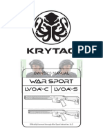 KWA AEG War Sport LVOA Series Manual