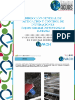 Dirección General de Mitigación Y Control de Inundaciones Reporte Semanal Del 09/01/2023 Al 13/01/2023